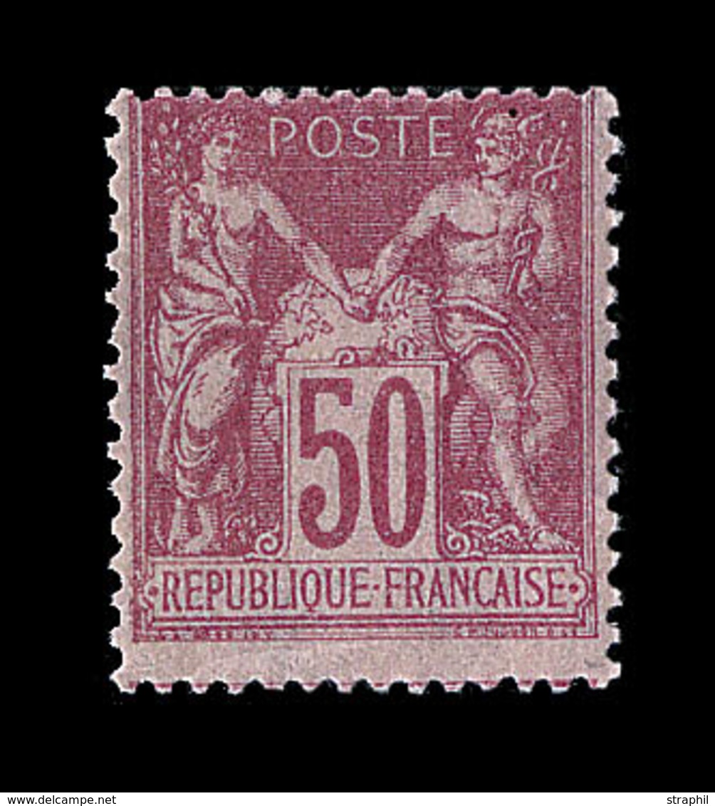 ** N°104 - 50c Rose - TB - 1876-1878 Sage (Type I)