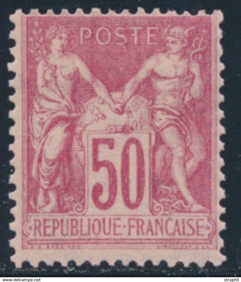 * N°104 - 50c Rose - TB - 1876-1878 Sage (Type I)