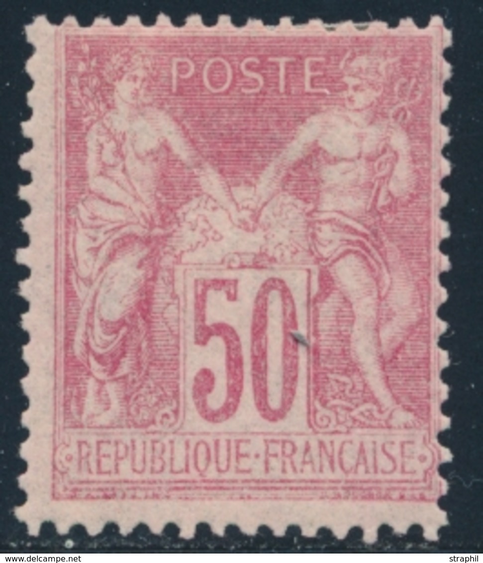 * N°104 - 50c Rose - TB - 1876-1878 Sage (Type I)