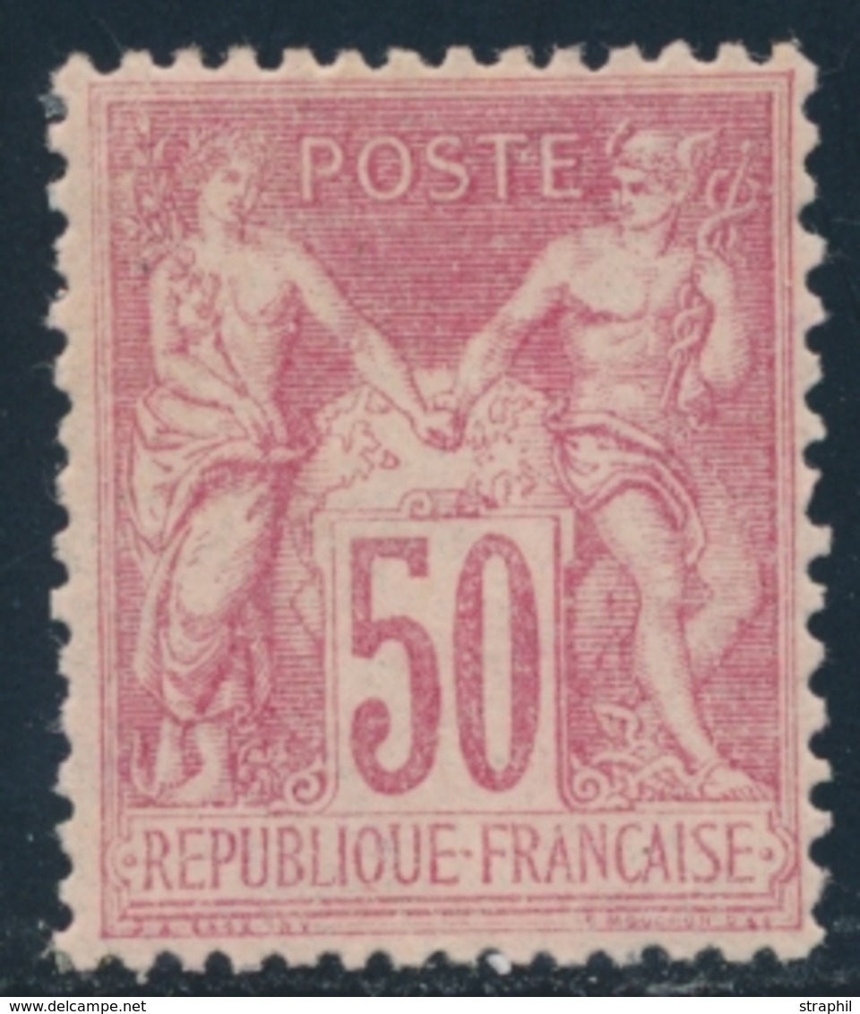 * N°104 - 50c Rose - Comme ** - Signé Jamet - TB - 1876-1878 Sage (Type I)