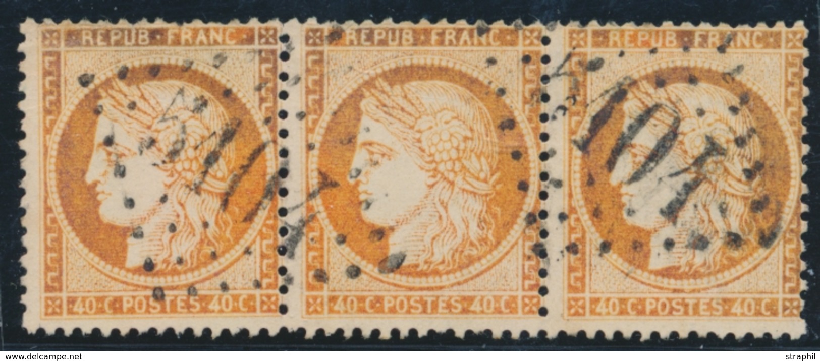 O N°38 - Bde De 3 - Obl. GC 5104 (Shanghaï) - B/TB - Sonstige & Ohne Zuordnung