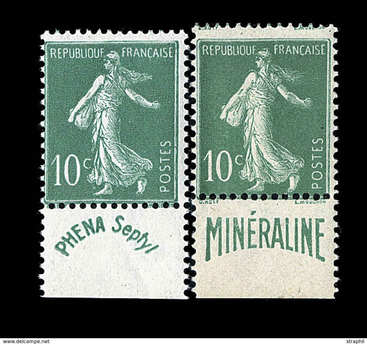 ** N°188, 188A - Phéna Et Minéraline - TB - Unused Stamps