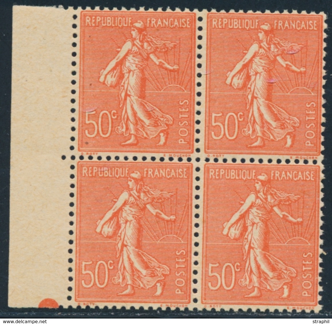 ** N°199 - Bloc De 4 - BDF Gauche - FAUX DE MARSEILLE - TB - Unused Stamps