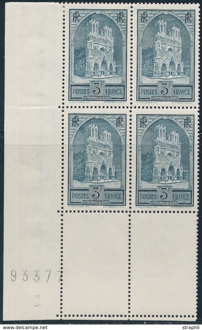 **/* N°259 - Bloc De 4 Gd - CDF N° 2ex ** 2ex * Légers - TB - Neufs