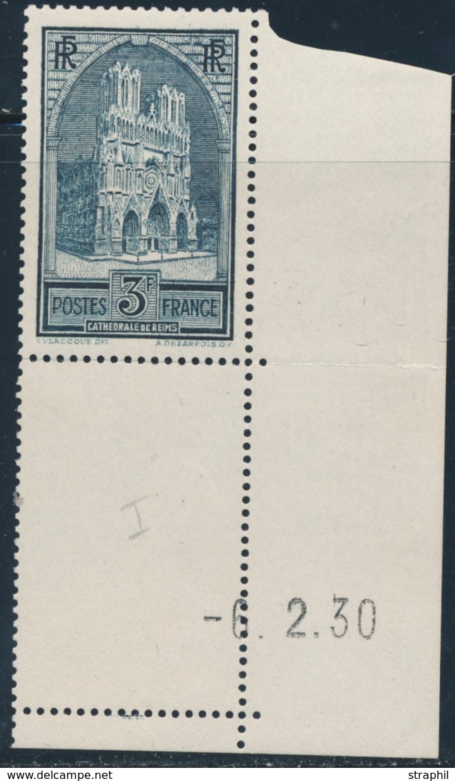 ** N°259 - CDF Daté 6/2/30 - TB - Unused Stamps
