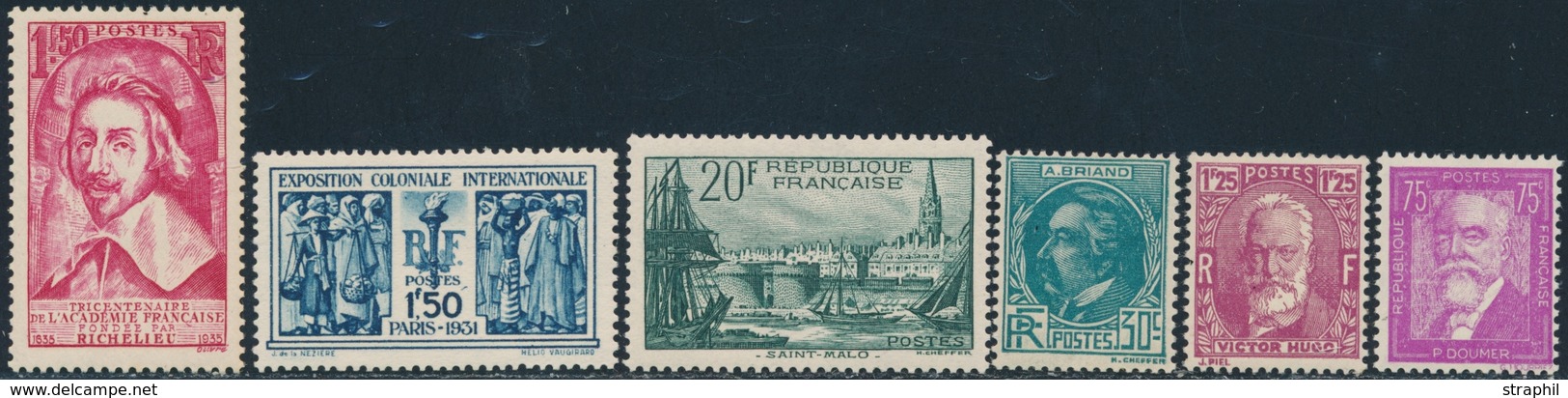 ** N°274, 291/93, 305, 394, - TB - Unused Stamps