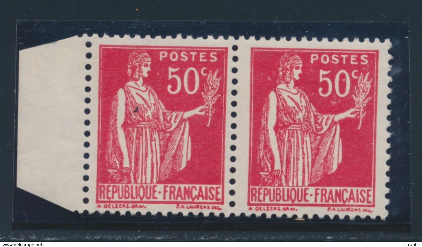 ** N°283s - Paire - BDF - Faux De BARCELONE - TB - Unused Stamps