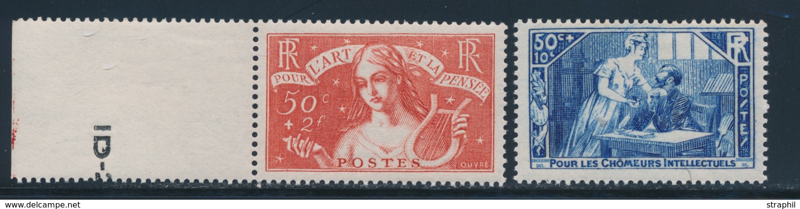 ** N°307/08 - N°308 BDF - TB - Unused Stamps