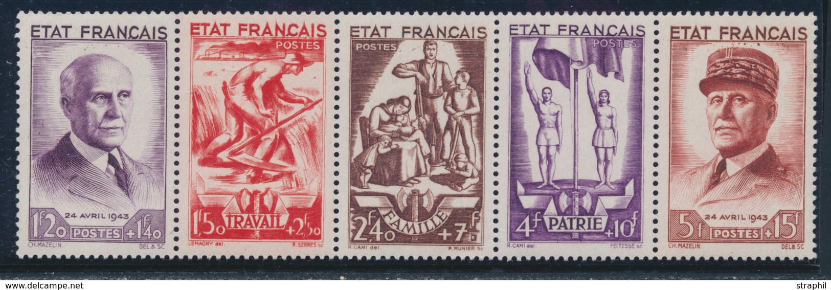 ** N°580A - Bde Pétain - TB - Unused Stamps