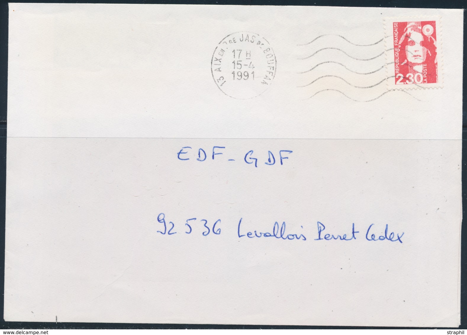 L N°2614 - Faux De MARSEILLE - Obl. DU 15/4/1991 - TB - Unused Stamps
