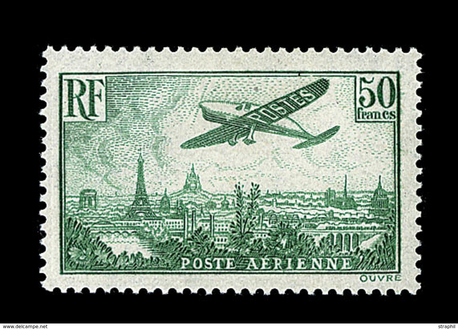 ** N°14 - 50F Vert Jaune - Signé JF Brun - TB - 1927-1959 Mint/hinged