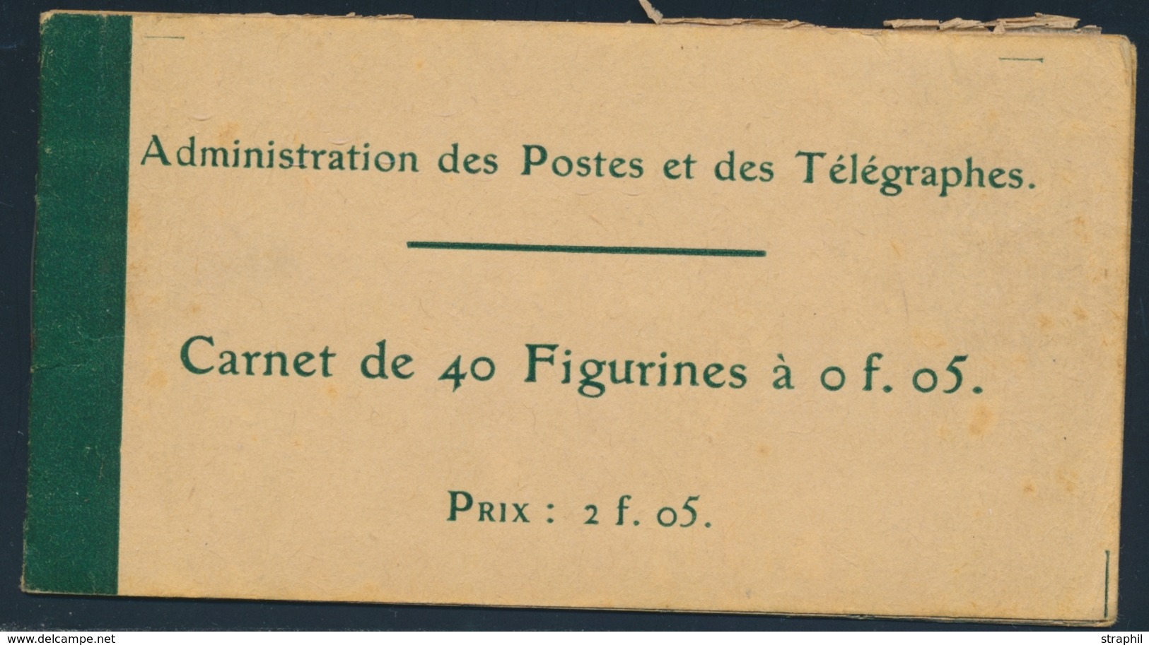 (*) N°111 C1 - Carnet De 40 T. à 5c - Adhérence De La Gomme S/les Feuillets Intercalaires - Autres & Non Classés