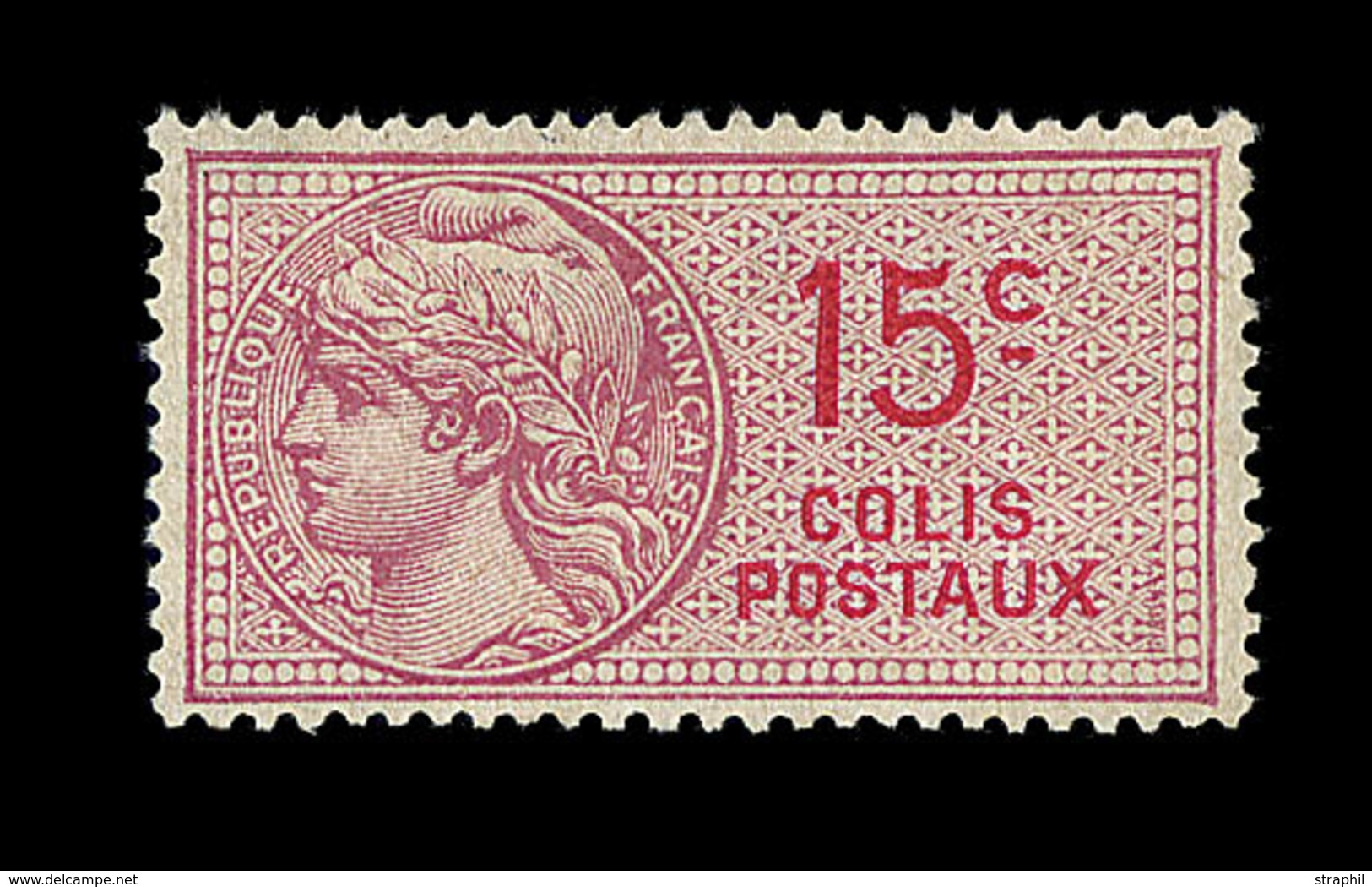 * N°33b - 15c - Valeur En Rouge - Signé Diena -TB - Mint/Hinged