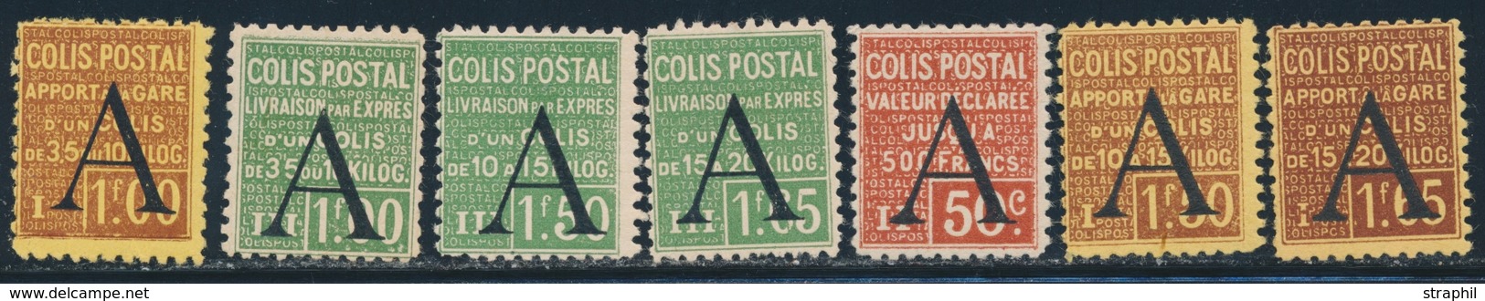 **/* N°81/87 - TB - Mint/Hinged