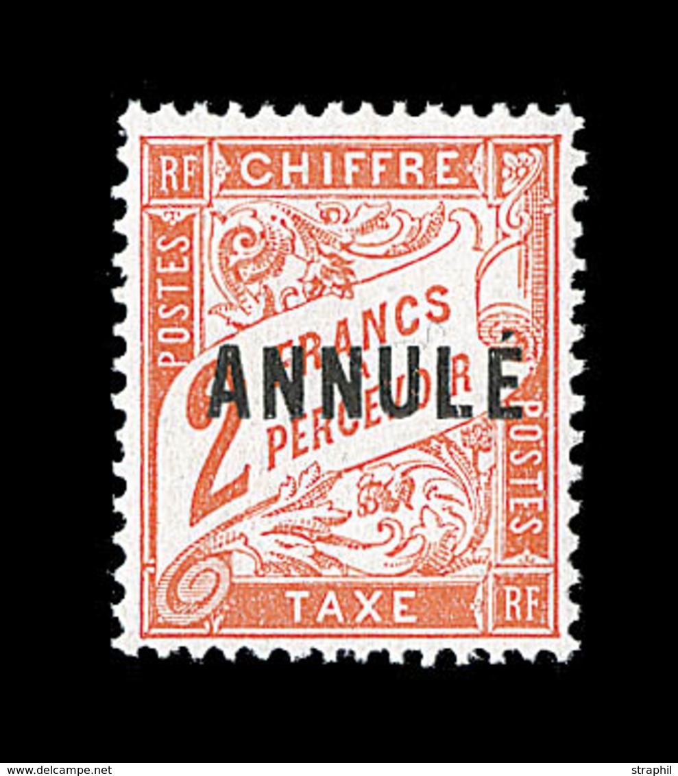 ** TIMBRES TAXE N°41 CI1 - Annulé - Centré - TF - TB - Cours D'Instruction