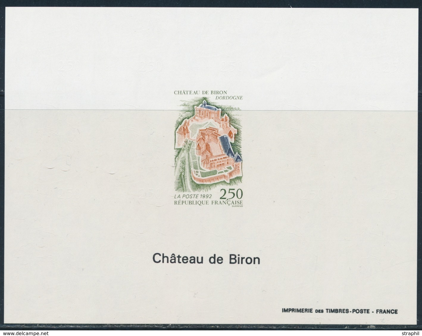 (*) N°2763 - Château De Biron - TB - Luxury Proofs