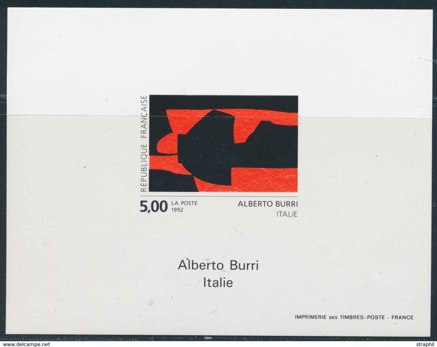 (*) N°2780 - Alberto BURRI - TB - Luxury Proofs