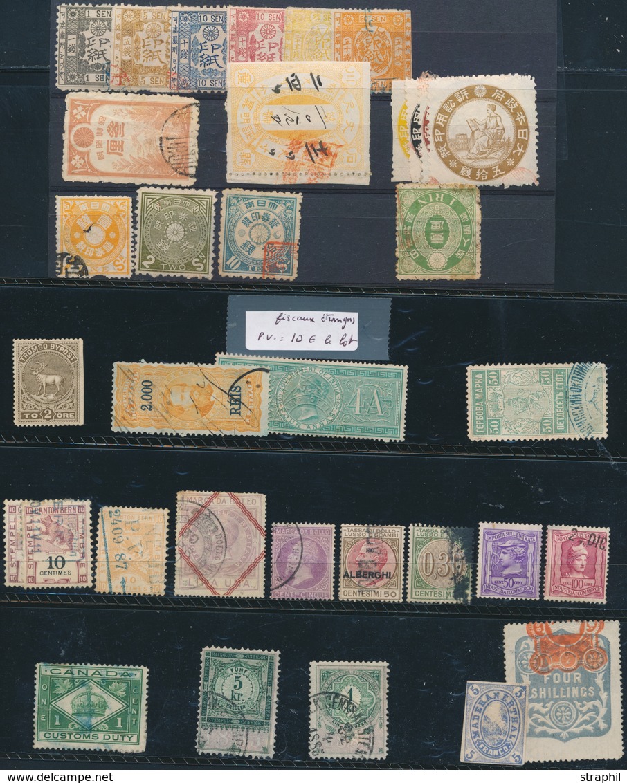 O/F Lot De 3 Plaquettes (env. 50 Val) Dt France/EUROPE/JAPON - EtatsDivers - Other & Unclassified