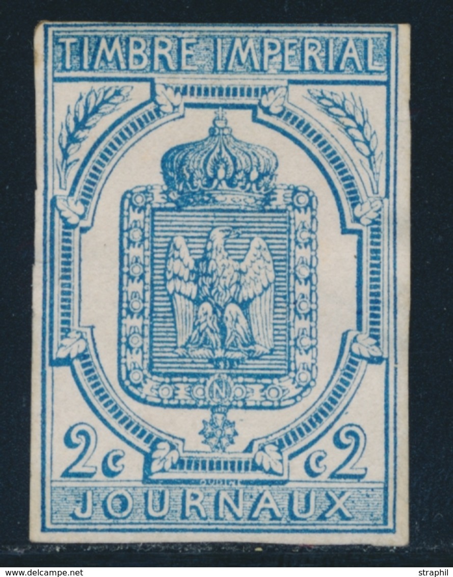 (*) N°2 - 2c Bleu - TB - Newspapers