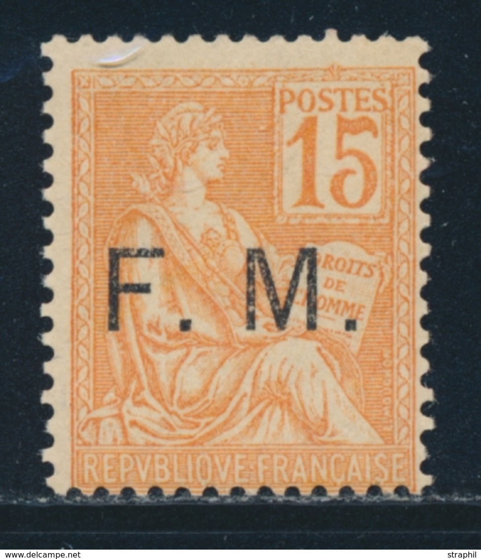 ** N°1 - 15c Orange - TB - Militärische Franchisemarken