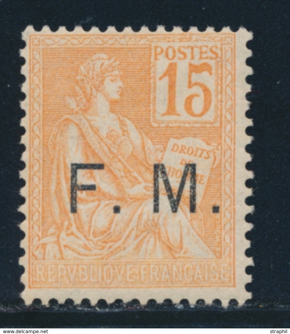 ** N°1 - 15c Orange - TB - Militärische Franchisemarken