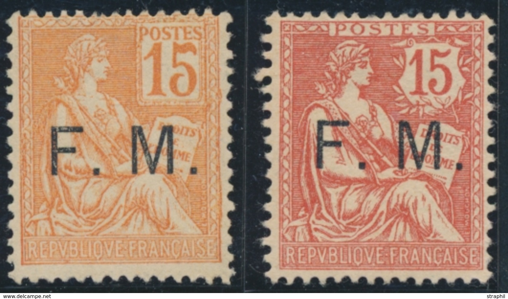 ** N°1/2 - Charnières Otées - Sinon B/TB - Military Postage Stamps