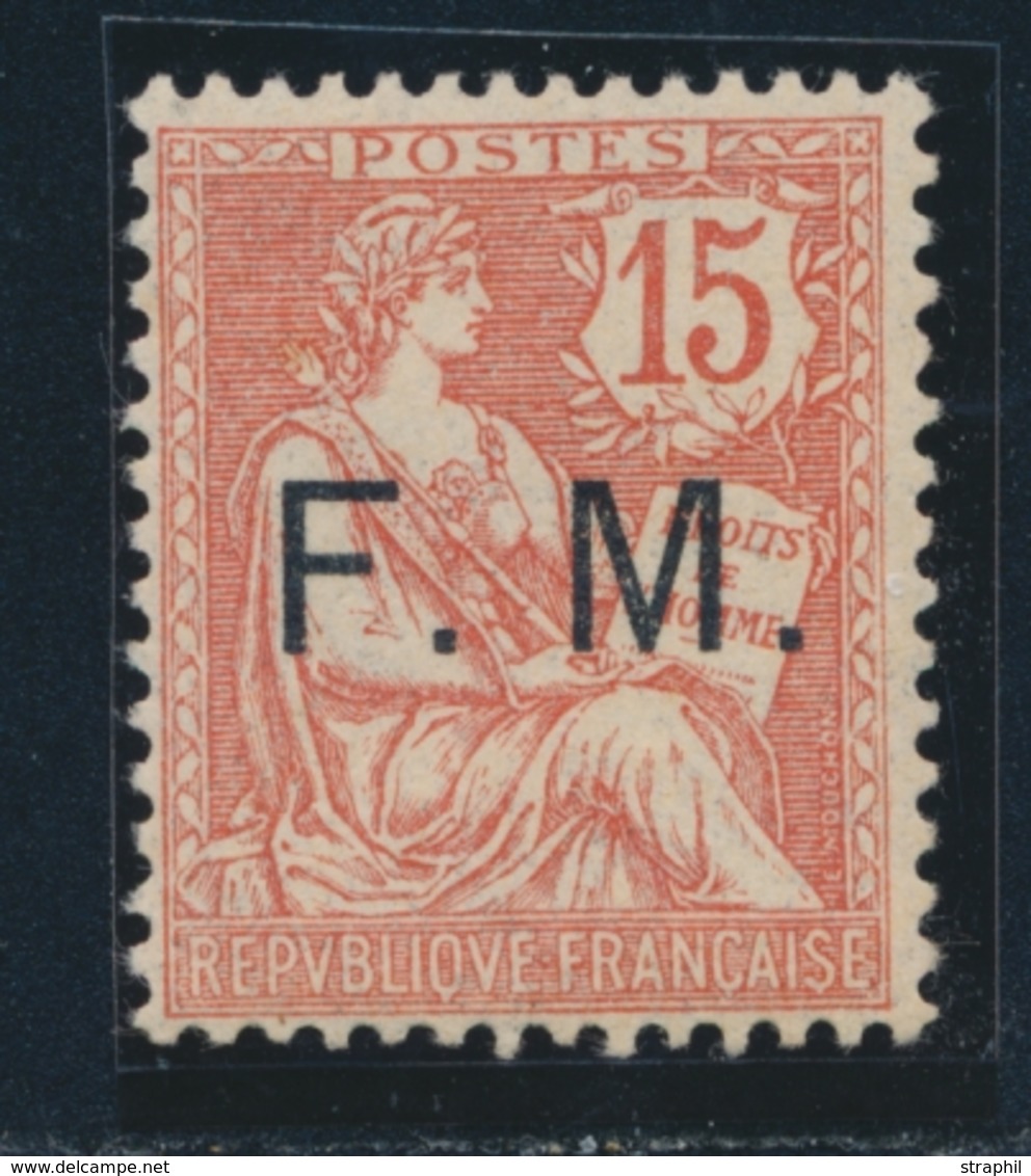 ** N°2 - 15c Vermillon - TB - Timbres De Franchise Militaire