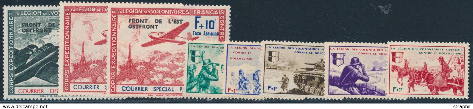 ** LEGION VOLONTAIRE FRANCAISE N°2/10 - TB - Guerre (timbres De)