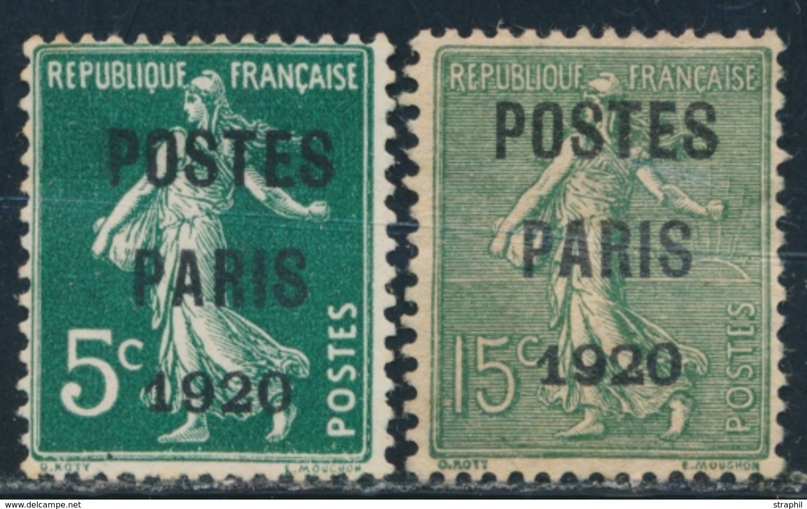 (*) N°24/25 - Le N°24 Signé - TB - 1893-1947