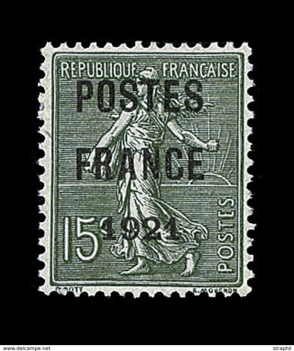 (*) N°34a - Vert Bronze - Bon Centrage - TB - 1893-1947