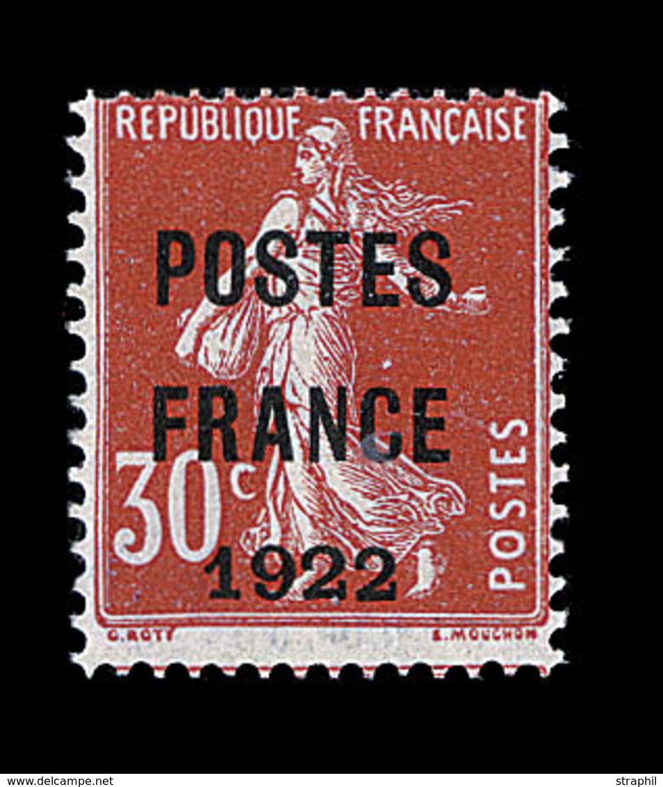 (*) N°38 - 30c Rouge - Signé Thiaude - TB - 1893-1947