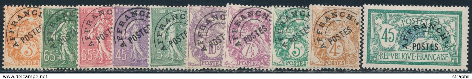 ** N°39/46, 48/49 - TB - 1893-1947