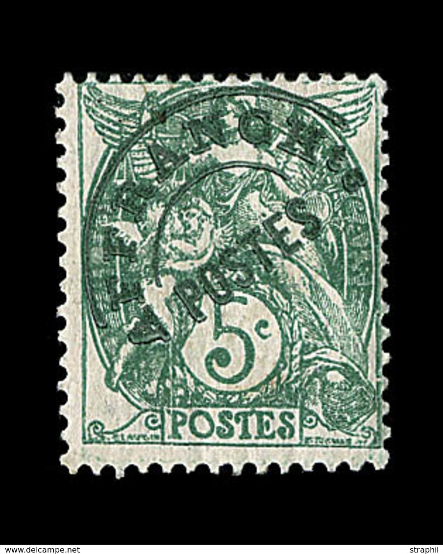 ** N°41c - 5c Vert - Surch. Verte - Signé Calves - Certif. Robineau - Très Rare - TB - 1893-1947