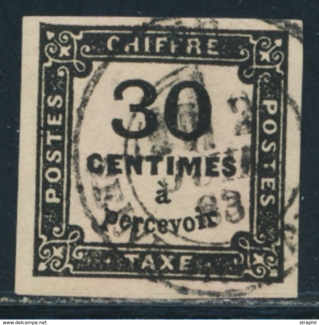 O N°6 - 30c Noir - TB - 1859-1959 Mint/hinged