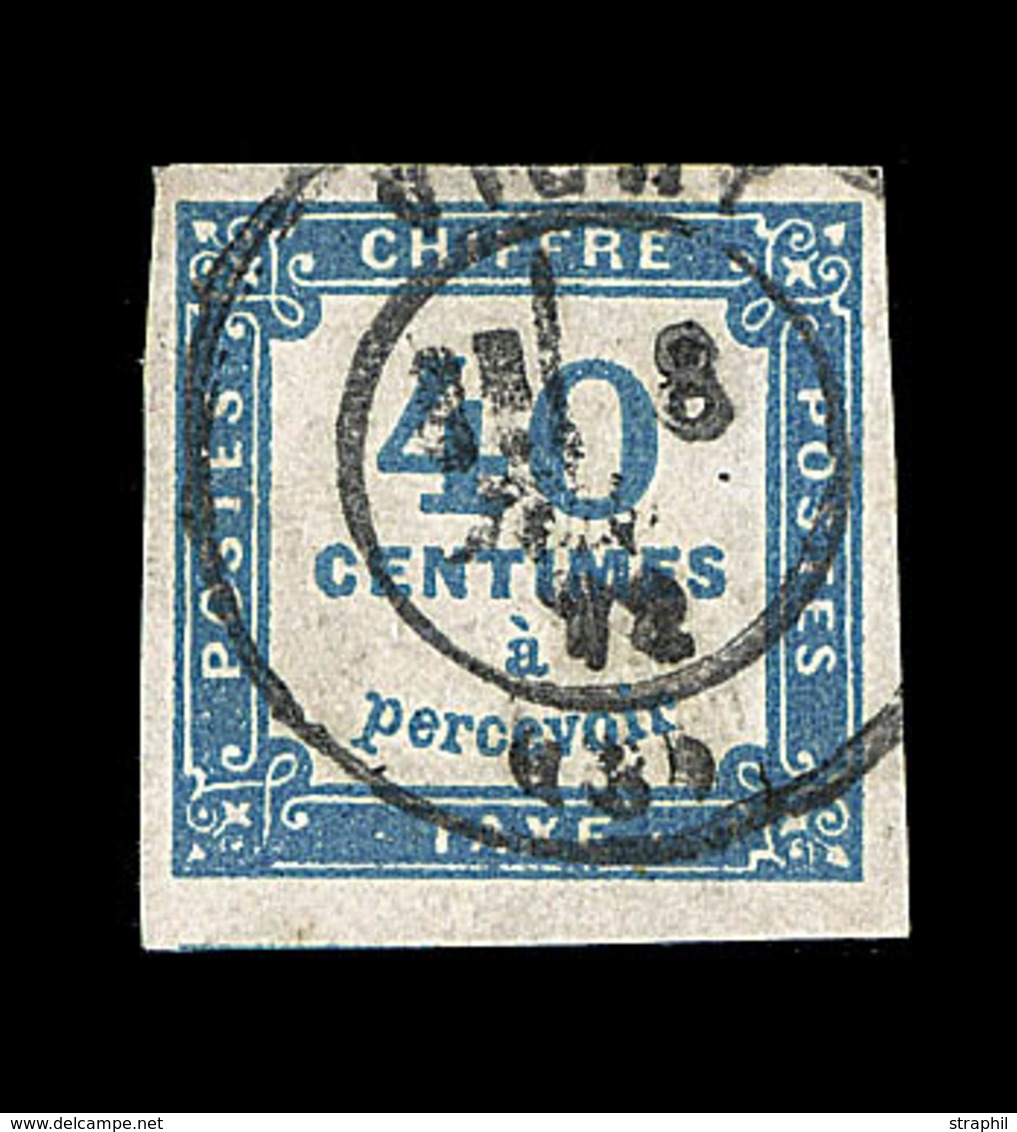 O N°7 - 40c Bleu - Signé Calves - TB/SUP - 1859-1959 Mint/hinged