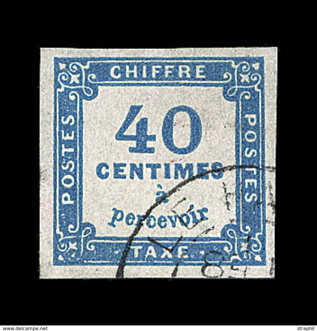 O N°7 - 40c Bleu - TB - 1859-1959 Mint/hinged