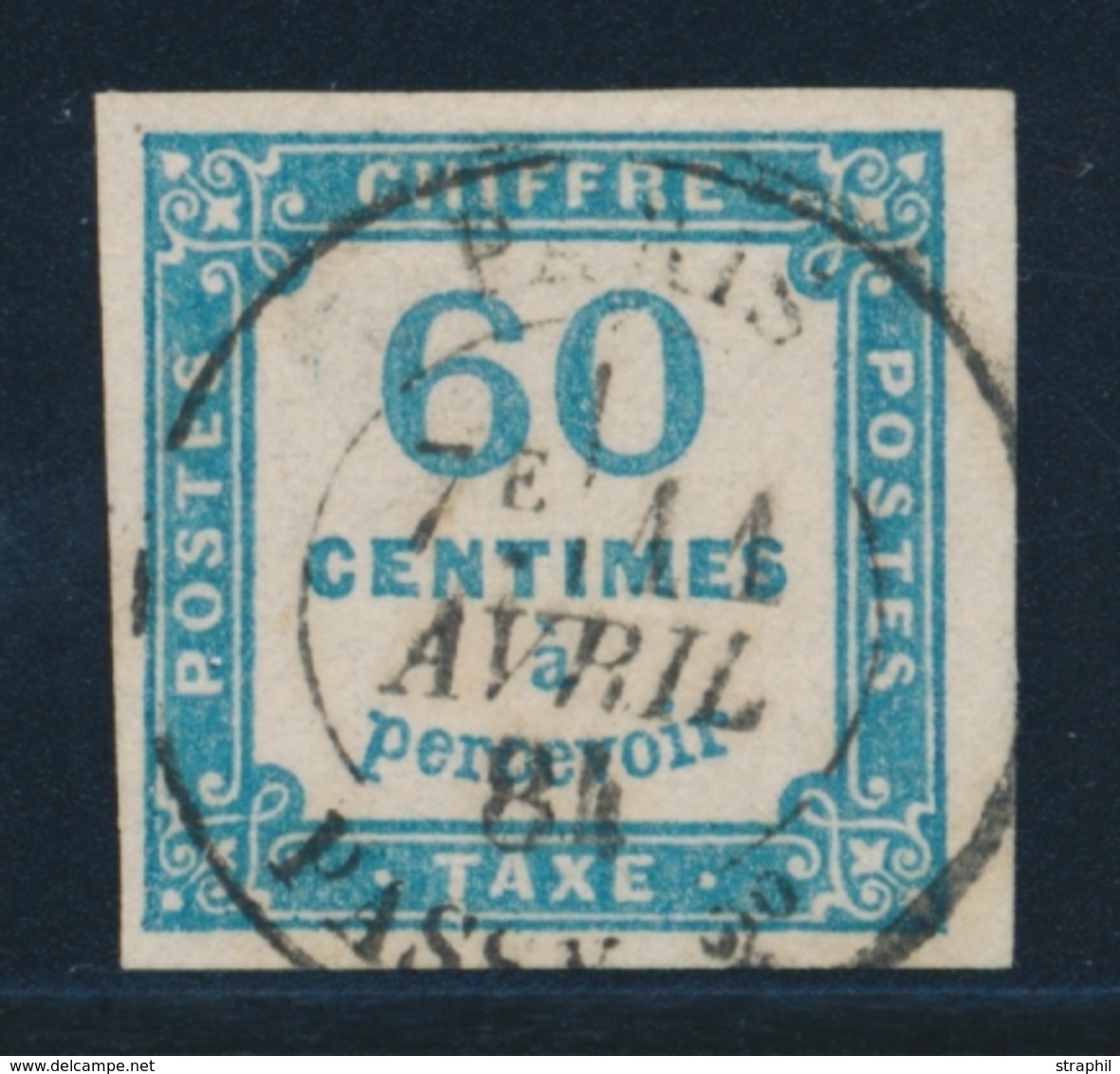 O N°9 - 60c Bleu - Belle Oblit. - TB - 1859-1959 Neufs