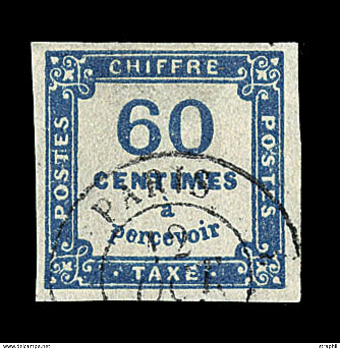 O N°9a - 60c Bleu Très Foncé - TB - 1859-1959.. Ungebraucht