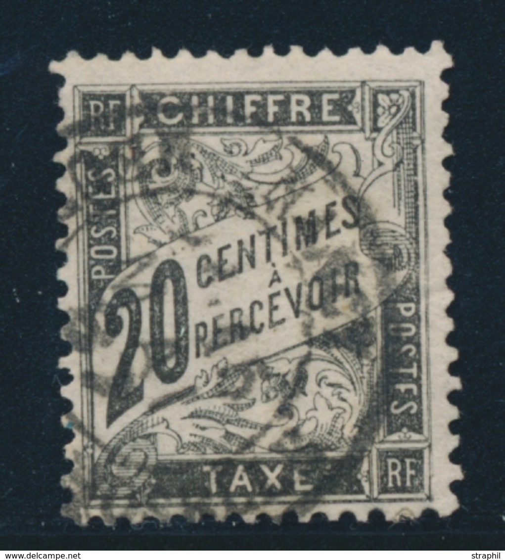 O N°17 - 20c Noir - TB - 1859-1959 Mint/hinged