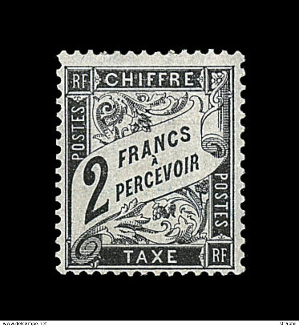 * N°23 - 2F Noir - Signé Calves - TB - 1859-1959 Mint/hinged