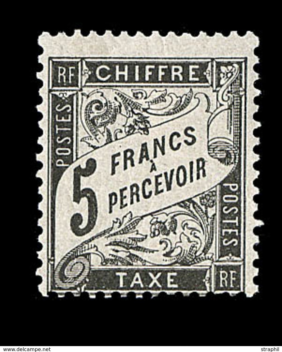 * N°24 - 5F Noir - Décentré - Sinon TB - 1859-1959 Mint/hinged