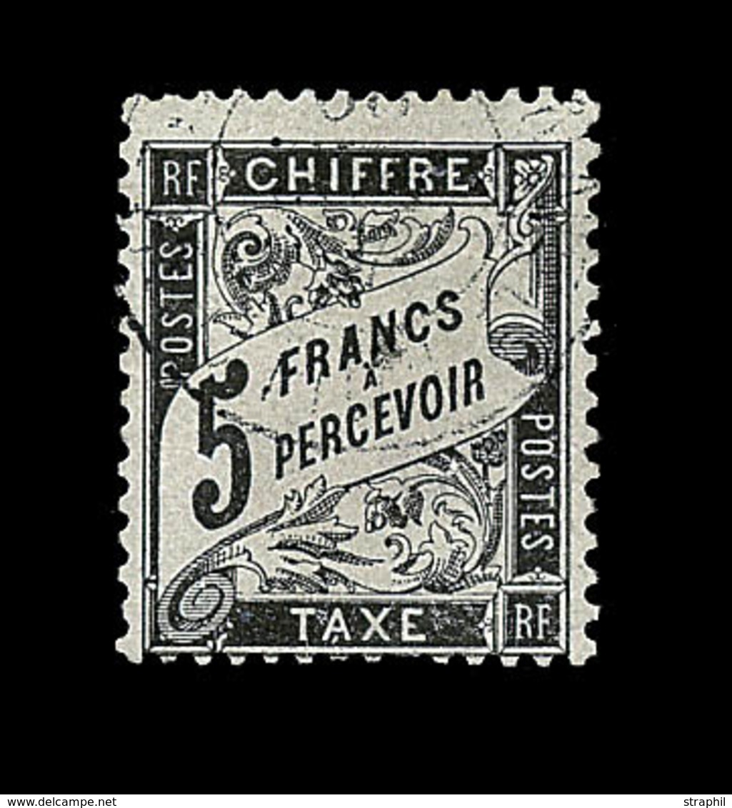 O N°24 - 5F Noir - Signé Costes - TB - 1859-1959 Mint/hinged