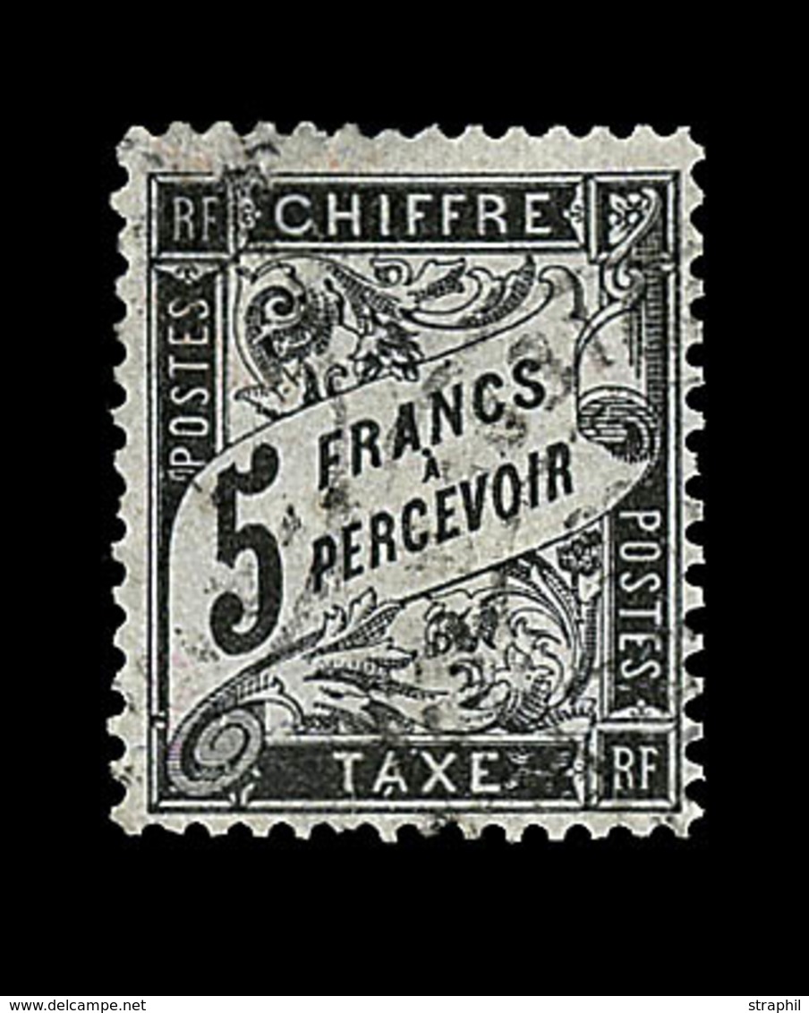 O N°24 - 5F Noir - Signé Calves - TB - 1859-1959 Mint/hinged