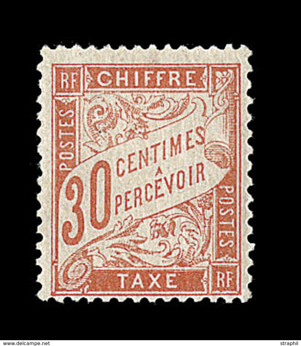 * N°34 - 30c Rouge Orange - TB - 1859-1959.. Ungebraucht