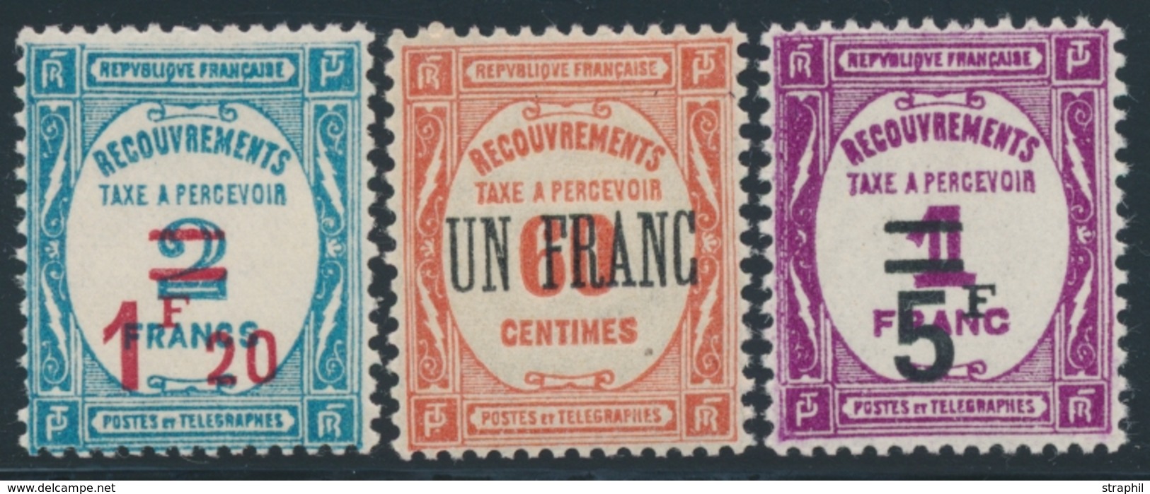 ** N°63/65 - 3 Valeurs - TB - 1859-1959 Mint/hinged