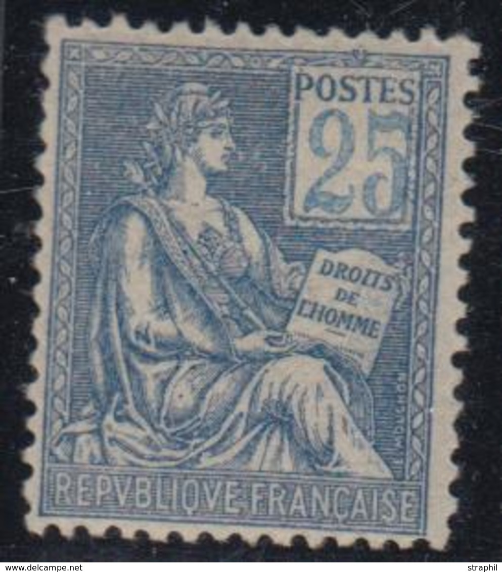 * N°114 - Chiffres Pâles Et Légèrement Déplacés Mordant Le Cadre - TB - Unused Stamps