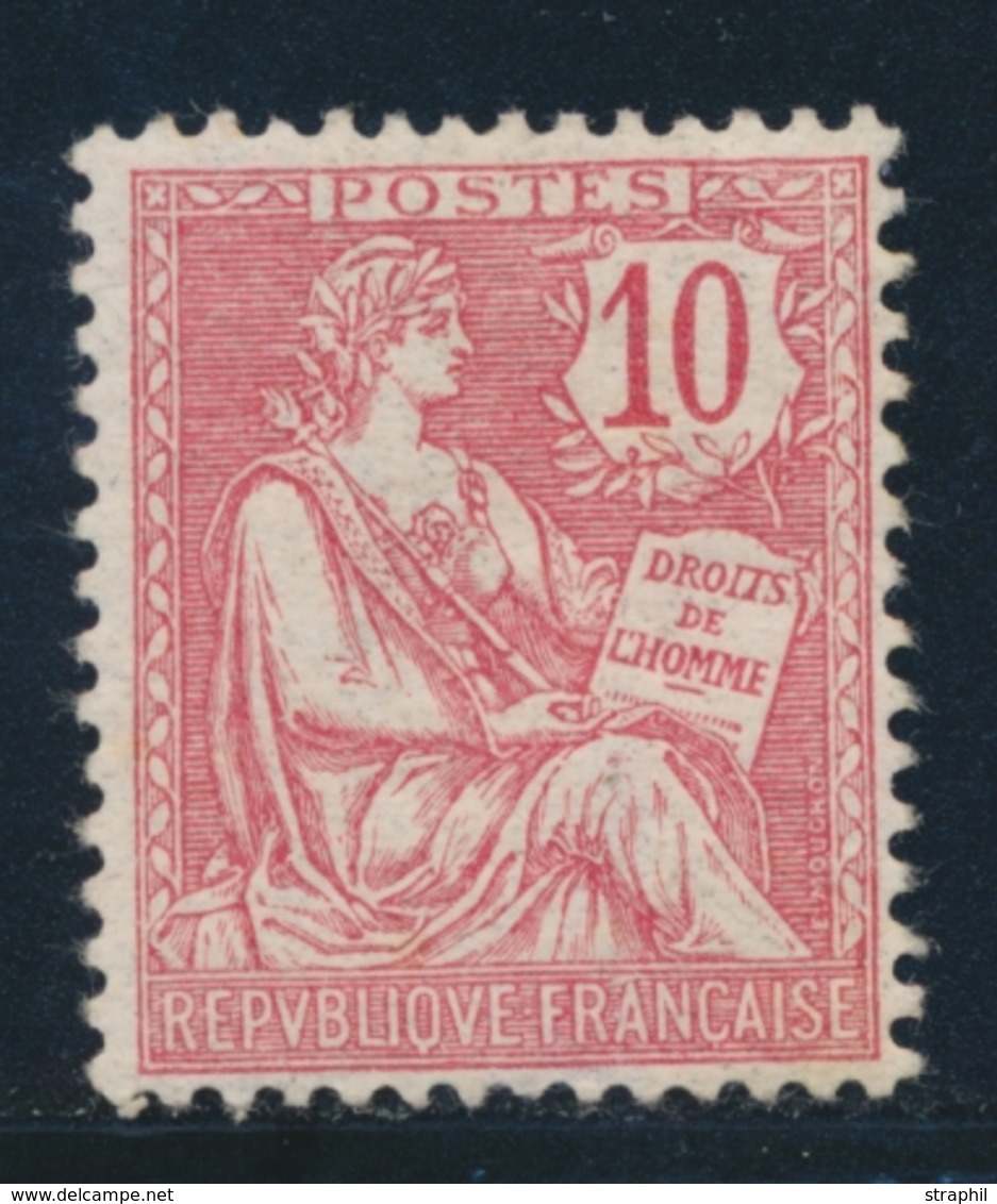 * N°124 - Impression Recto Verso Partielle -TB - Unused Stamps