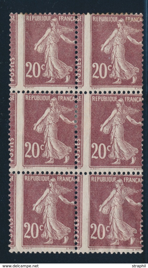 ** N°139 - Bloc De 6 - Piquage à Cheval - TB - Unused Stamps