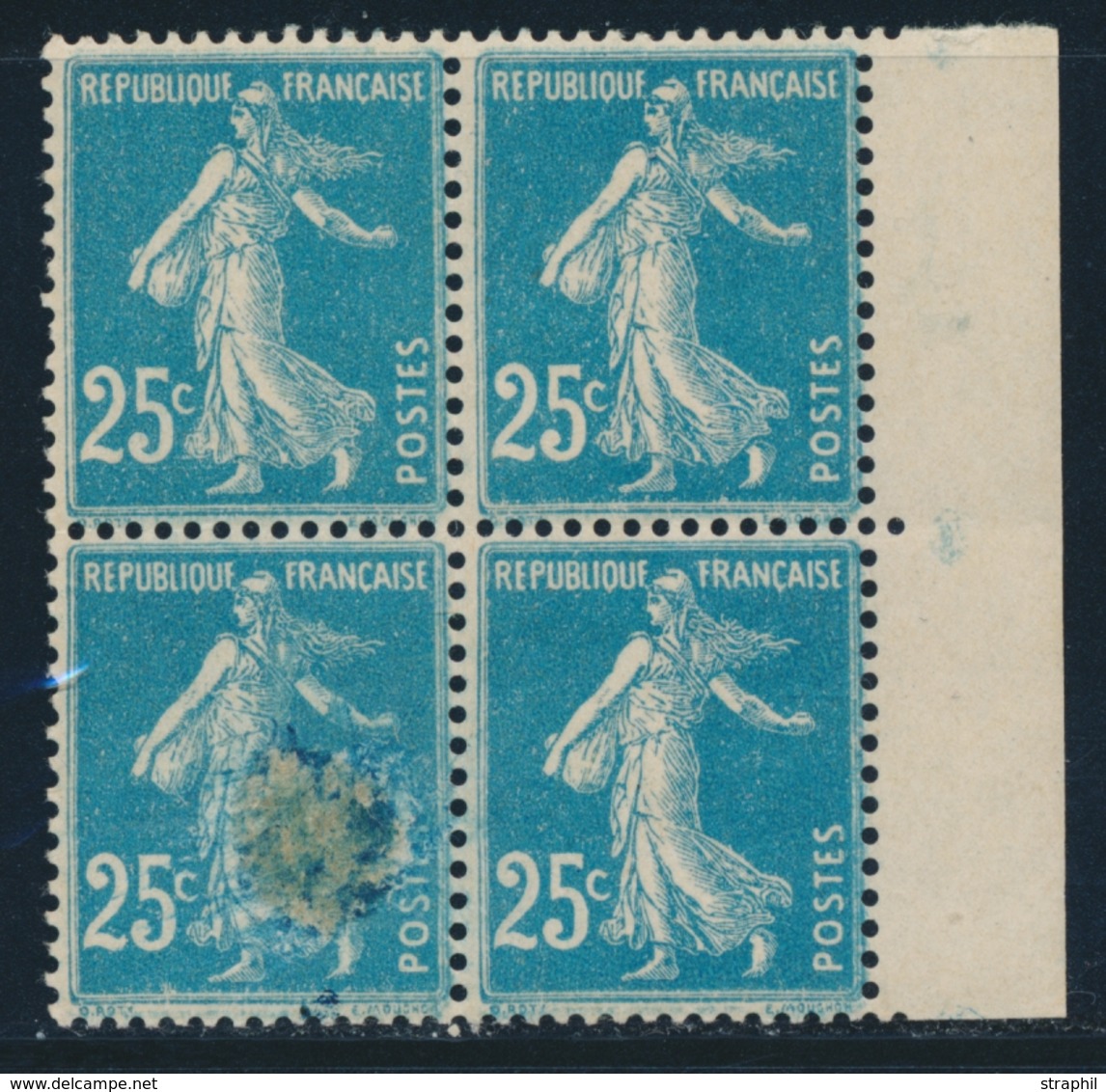 ** N°140 - Bloc De 4 - BDF - Superbe Variété D'Impression S/1 T. - TB - Neufs