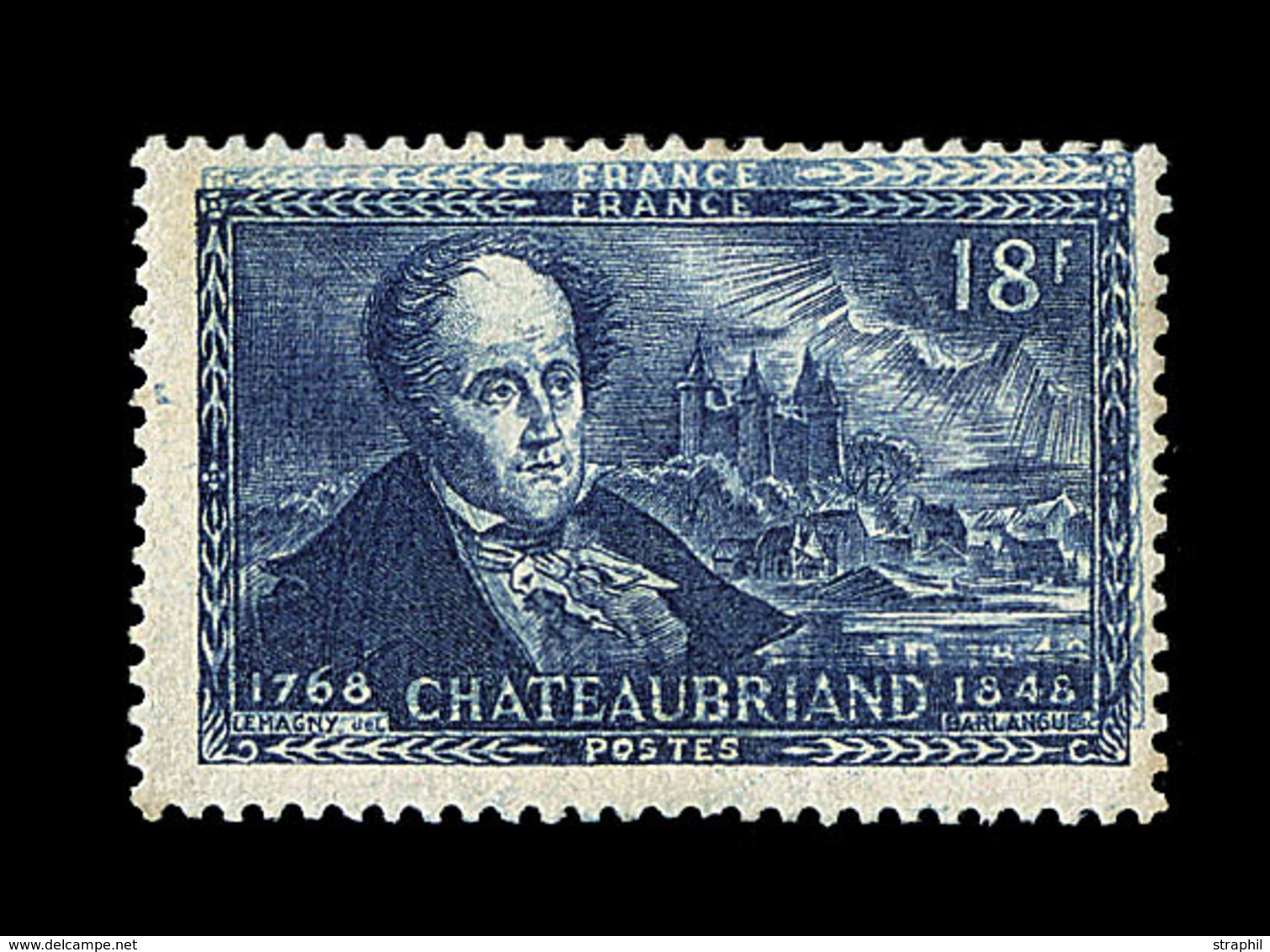 ** N°816 -  Chateaubriant - Dble Impression - TB - Neufs